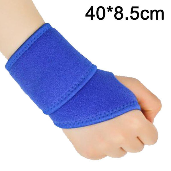 Sports Fitness Wrap Håndledsbind, Justerbart Håndledsbandage blue(a pair)