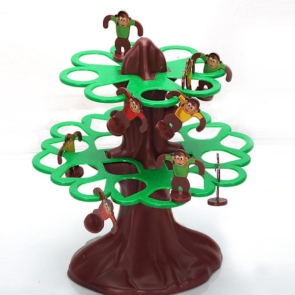 Hauska lautapeli Happy Jumping Monkey Flipping Monkey Family