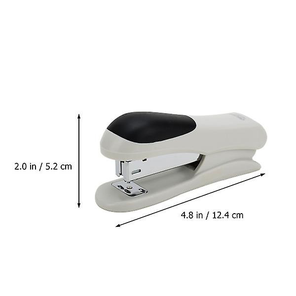 1 st kontorshäftapparat skrivbordsstapler filbindningsmaskin kontorsmaterial White 12.4X5.2X3.4cm