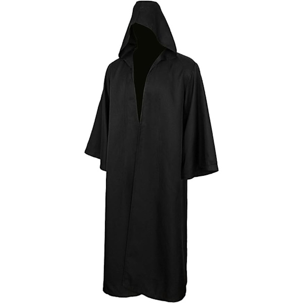 Service Voksen Halloween Kostume Hængende Karneval Kostume Tunika Hættetrøjer Frakke Cosplay Kappe grey XL