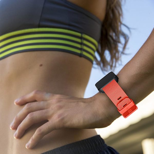 Blød silikone urrem til Garmin Forerunner 35 Orange Style E Garmin Forerunner 35