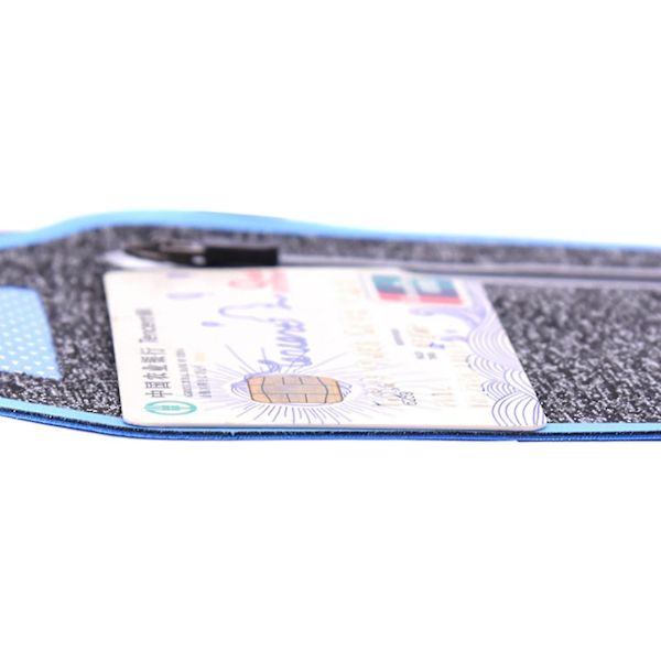 Midjeveske for menn og kvinner, refleksbelteveske med justerbar stropp for trening og reise