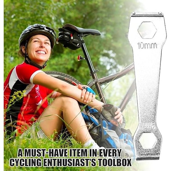 Cykling Crankset Nut Wrench - Crankset Bolt Fixed Wrench | Fixeringsnyckel För Kedjekransmutter