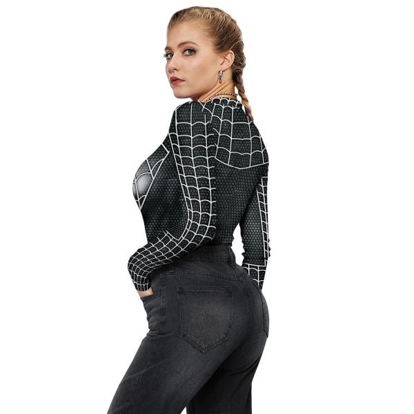 Spiderman Leotard Bodysuit til Kvinder, Halloween Spider Cosplay Kostume Bodysuit style 1 S