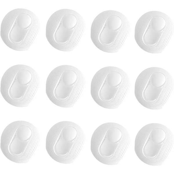 12 stk Dynetrekkfester, Dynetrekk-klemmer, Dyneklemme, Dynetrekk-klemme, Dynelaken-gripeklemme, For laken, gardiner, sokker, håndklær