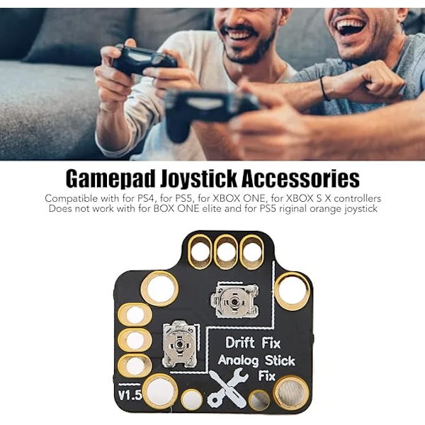 Drift Repair Board, 10st Universal 3D Analog Stick Drift Fix Mod Enkel Att Använda Gamepad Joystick Drift Repair Board för PS4, PS5