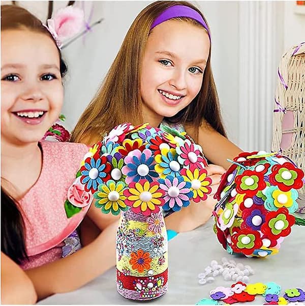 DIY Knappenbuketter Til Børnegaver Butterfly flower