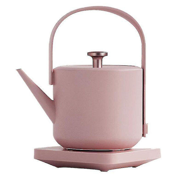 304 Ruostumaton teräs Retro Sähkökeitin Pitkällä kaatonokalla Vedenkeitin Käsin Huuhdeltava Pieni Teepannu Pink