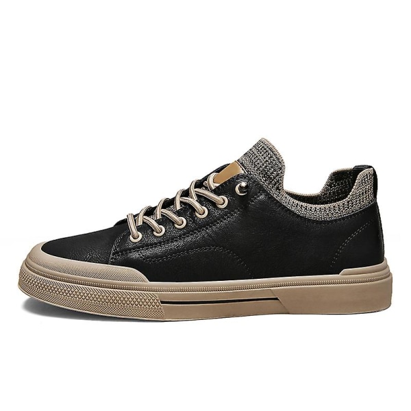 Herr Casual Skor Högkvalitativa Läderskor Frdb21611 Black EU 41