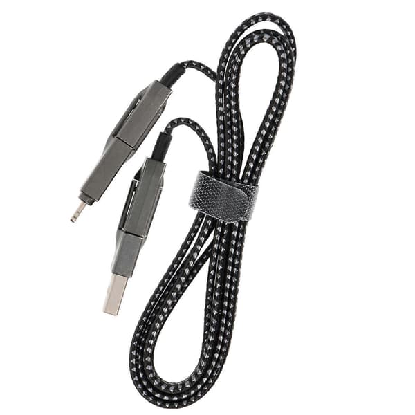 USB-kabel för USB, USB-C, Lightning USB USBC till Lightning USBC 1m, Svart