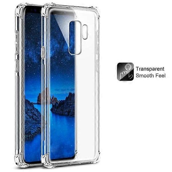 Suojaa Galaxy S9 Plus - Läpinäkyvä suojakuori!