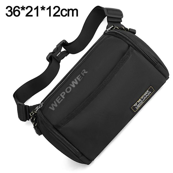 Vyölaukku miehille ja naisille, crossbody vyötärölaukku, vyölaukku black
