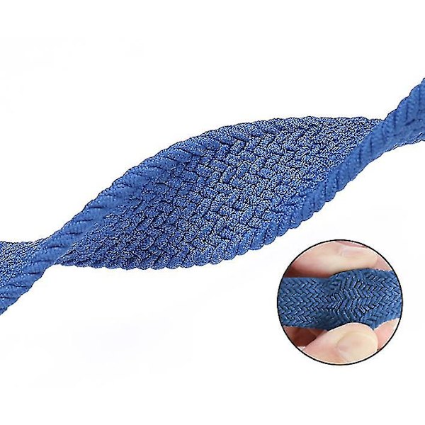 Lämplig för Iwatch-rem, enkel nylon elastisk vävd, Apple Watch Apple nylonrem blue M