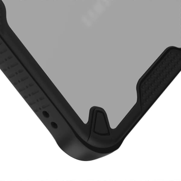 Cover til Galaxy A56 med forstærkede hjørner, Transparent sort