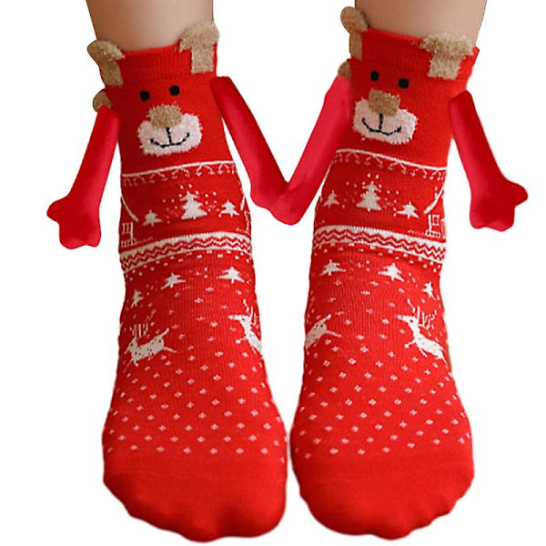 Julesokker der holder i hånden, personlige julestrømper style 3
