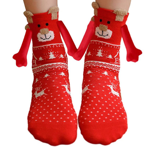 Julstrumpor med hand i hand, personliga julstrumpor style 2