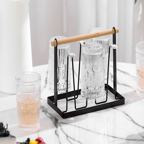 Ställ Mugs Förvaringsställ, Kopp Torkställ Ställ, Flask Torkställ, Glas Koppar Ställ Hållare, Hylla Flask Hängande Avlopp, För Glas, Muggar Organisatör