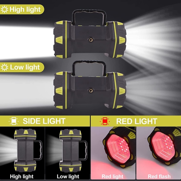 Genopladelig LED Spotlight Håndholdt Lumen 20000mah Langtidsholdbar