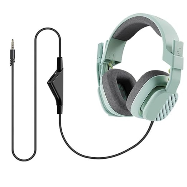 Erstatningslydkabel for spillheadset, 2 m justerbar erstatningskabel, 3D stereo volumkabel for Astro A10 A40 A30