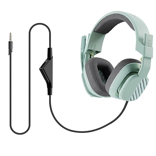 Erstatningslydkabel til gamingheadset, 2 m justerbart erstatningskabel, 3D stereo volumekabel til Astro A10 A40 A30