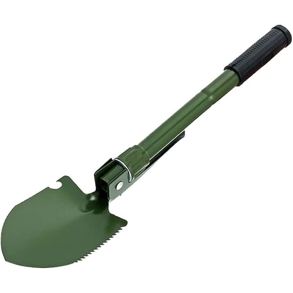 Camping Spade, Fällbar Spade, Bärbar Mini Militär Överlevnadsspade Med Hacka/hacka/såg/öppnare/kompass, Multifunktionellt Verktyg För Camping, Fiske,