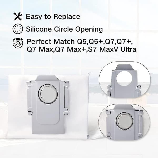 For Xiaomi Roborock S7 Maxv Ultra Støvpose S7 Maxv / S7 Maxv Plus
