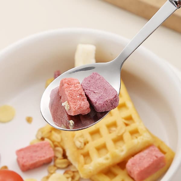 Bærbart Bestik Spisepinde & Skeer Sæt Med 2 Til Camping Rejser, Hvedestrå Og Rustfrit Stål blue