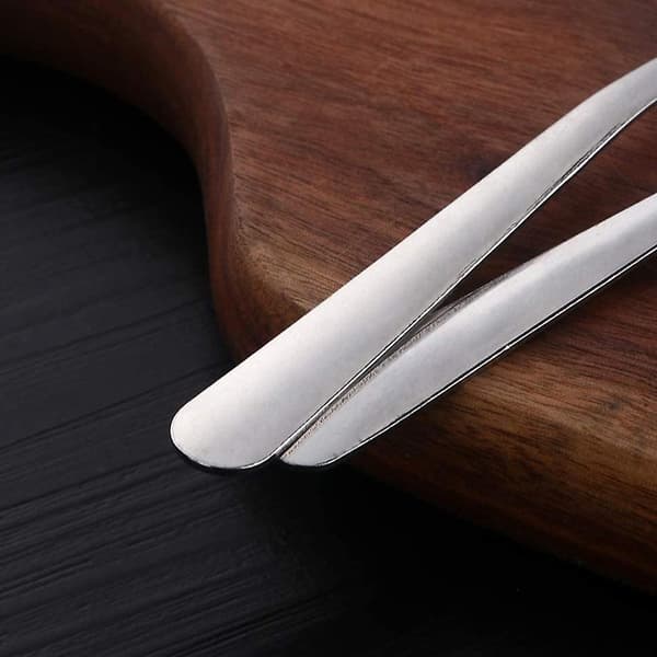 Serveringssked i rostfritt stål, stor serveringssked för bordsservis, serveringsredskap för buffébankett, serveringsskedar (2-pack) l