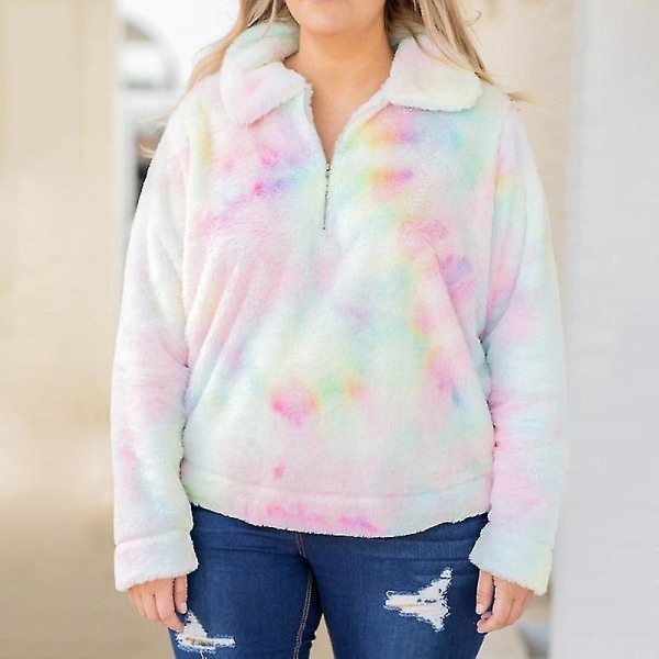 Party In Pink Pullover Flerfarvet Jakke Til Kvinder Vinter Moderigtig Jakke Udendørs S-m