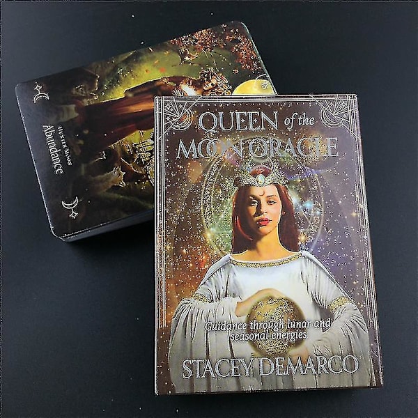 Kuuma myynti Queen Of The Moon Oracle -kortit Lautapelit Tarot-kortit 52 kpl Ts43