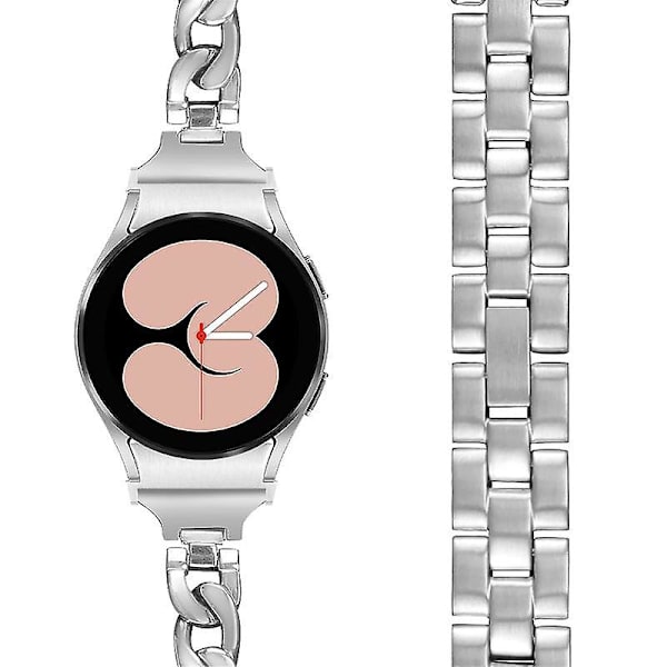 Rustfrit stål armbåndsrem til Samsung Galaxy Watch4 Active 40mm/44mm/Watch4 Classic 42mm/46mm