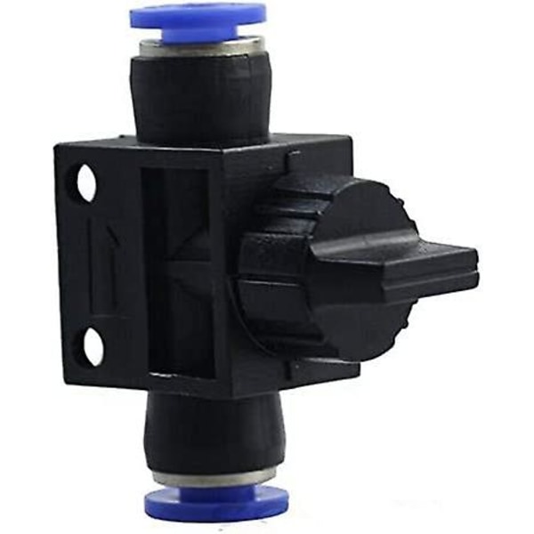 Stengeventil for pneumatikk - Hurtigkobling for luft, vann, vakuum (12 mm, 1 stk)
