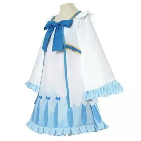 The Rising Of The Shield Hero Filo Cosplay Kostume Halloween Blå Kjole Komplet Sæt L