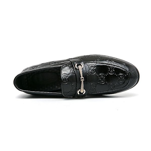 Herre Klassiske Moderne Formelle Oxfords Snøresko Lædersko Casual Sko a7755 Black EU 40
