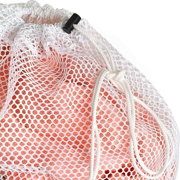 2 stk. kommerciel vasketøjsnetpose - robust netmateriale med snørelukning, ideel maskinvaskbar vasketøjsnetpose til fabrikker, college