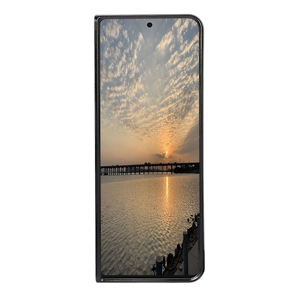 Mobilskal med kolfibertextur för Samsung Galaxy Z Fold4 Brown