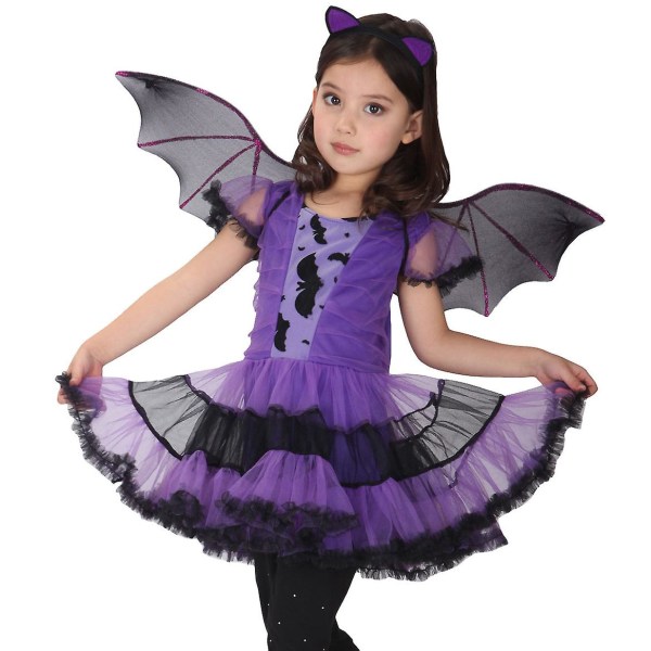Halloween-heksekostymer for jenter, eventyrhekse Halloween-kostyme for utkledning style 1 M