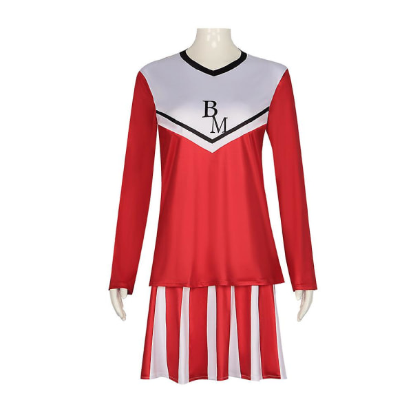 Black Mirror Cheerleader Kostume til Kvinder, Halloween Party Uniform Outfit S