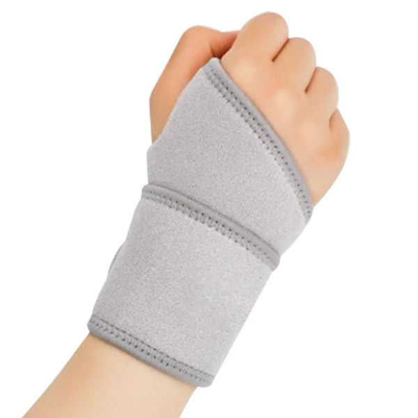 Sports Fitness Wrap handledsskydd, handledsskydd justerbar grey(a pair)