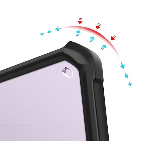 Stødsikkert etui til Xiaomi Redmi Pad SE, justerbart stativ, sort