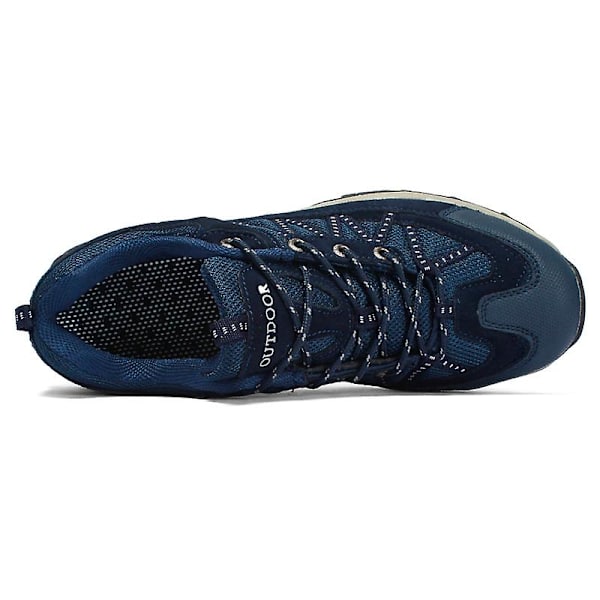 Vandringsskor för män och kvinnor, låga sneakers för utomhusspårning, vandring, promenader 3D6136 Blue EU 40
