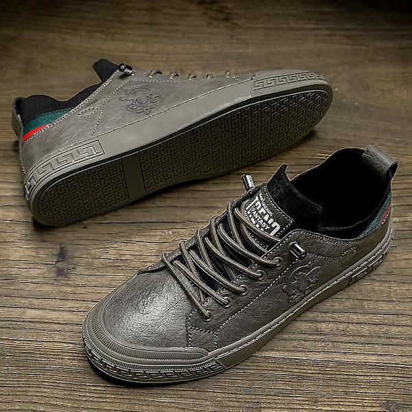 Herre Casual Sko Flade Sneakers Fr2159 Gray EU 41