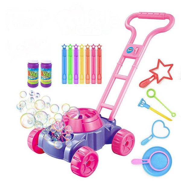 Bubbelmaskin för småbarn, bubblor som blåser push-leksaker för barn