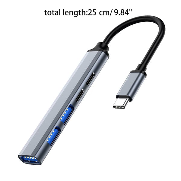 5-i-1 Multifunktionell USB C Hub Typ-C Adapter Konverter Typ-C Till PD USB C