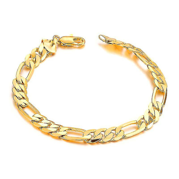 Trendigt armband i 18k guldpläterat för män