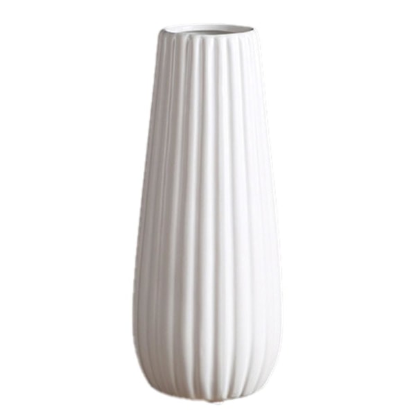 Keramikvas, Modern heminredning Porslinsvas Blomvas, Blomsterarrangemang, Gåvor white