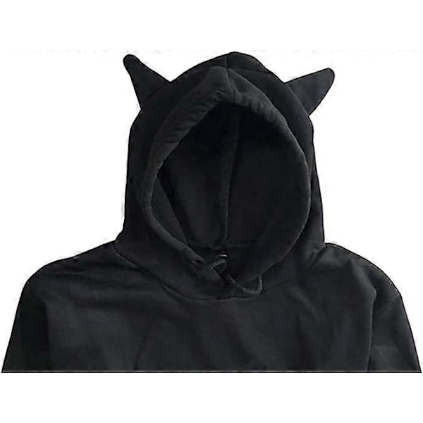 Kpop Stray Kids Hoodie Kattöron Tröjor för Dam Felix Hyunjin Bangchan Hoodie Sweatshirt-15103 grey-15103 M