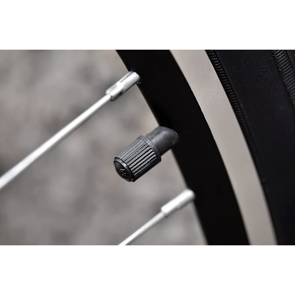 10 stk. Dækventilhætter/plastik støvhætter/dæksel sort til universal Schrader ventiler, der almindeligvis bruges på bildæk, cykler, motorcykler, barnevogne