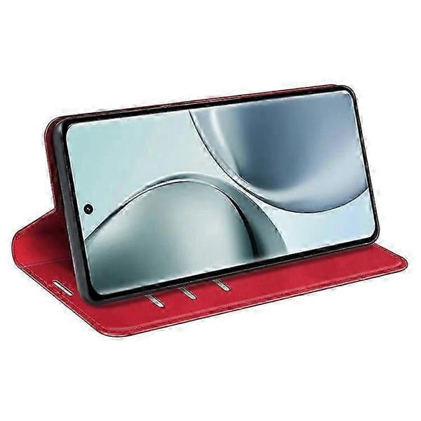 Skinnfodral Plånboksfodral för Realme 14 Pro 5G Red