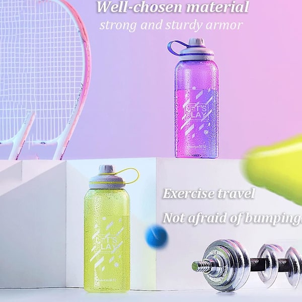 Rejse 1500 ml/1000 ml Vandflasker Med Tudlåg Halv Gallon Vandflaske Sports Vandflaske Stor Vandflaske